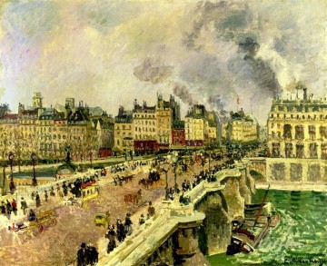 Camille Pissarro Painting - El naufragio de Pont Neuf de la Bonne Mere 1901 Camille Pissarro